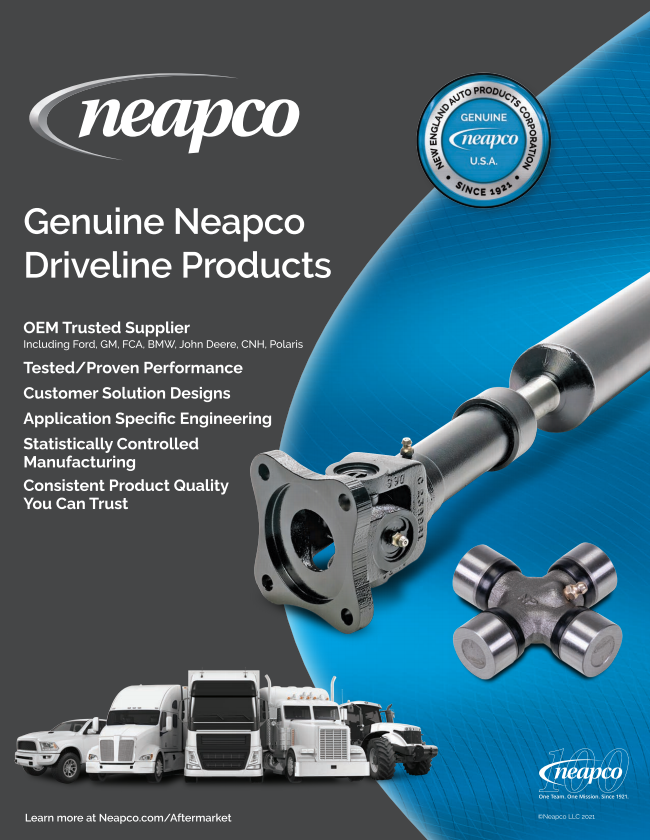 Genuine Neapco Driveline Products cover page